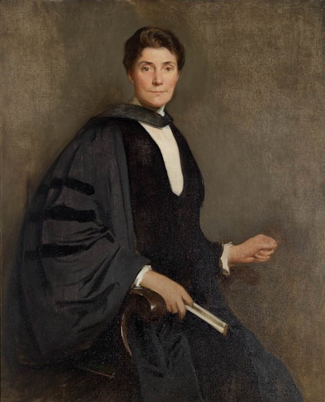 Mary Emma Woolley, ca. 1909, by John White Alexander (1856-1915) Mount Holyoke College Art Museum, MA, 1911.5.I(b).PI